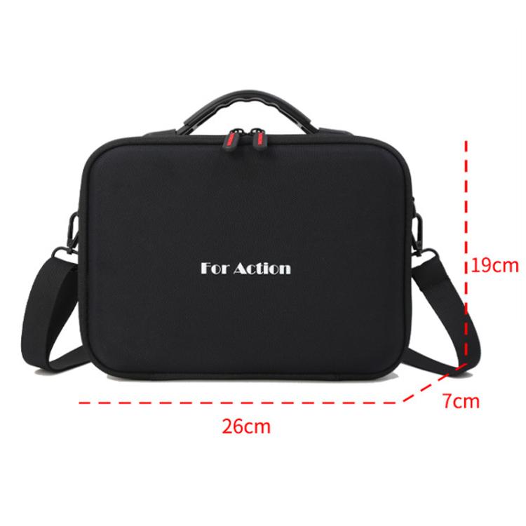 Carrying Case For DJI Action 5 Pro /Action 4 / Action 3 All-in-One Kit Durable Shoulder & Hand Carry Bag(Gray) - free shipping - PMC TechLife - Order now!
