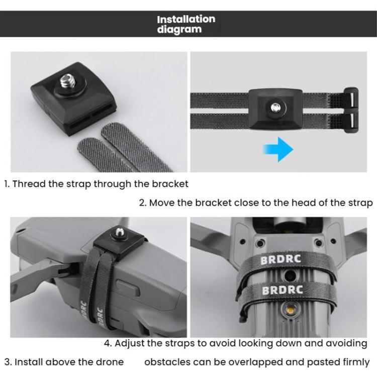 For DJI AIR3/MINI 4PRO BRDRC UAV Upload Bracket, Specification: Holder - free shipping - PMC TechLife - Order now!