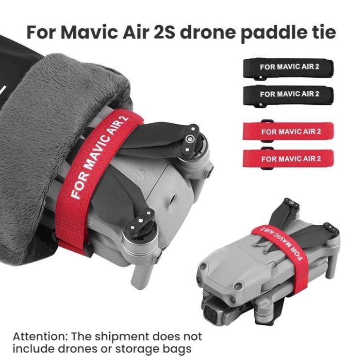 For DJI MAVIC AIR 2 BRDRC Drone Propeller Straps(Red+Black) - free shipping - PMC TechLife - Order now!