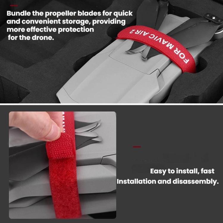 For DJI MAVIC AIR 2 BRDRC Drone Propeller Straps(Red) - free shipping - PMC TechLife - Order now!