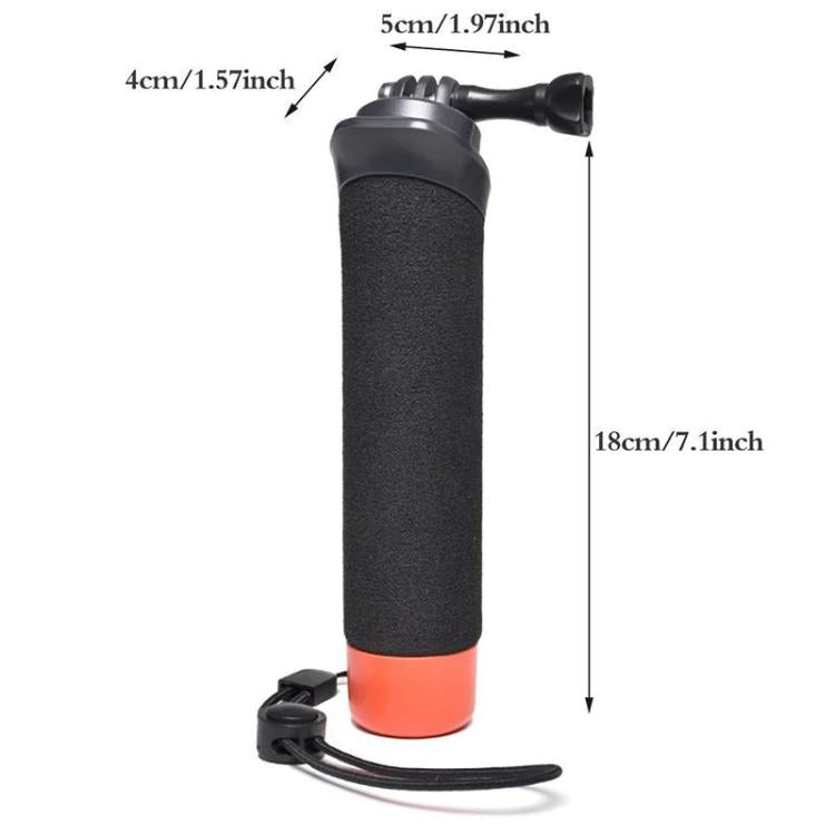 Floating Hand Grip For GoPro/DJI/Insta360 Action Camera Waterproof Buoyant Handle With Anti-Loss Steel Cable - free shipping - PMC TechLife - Order now!