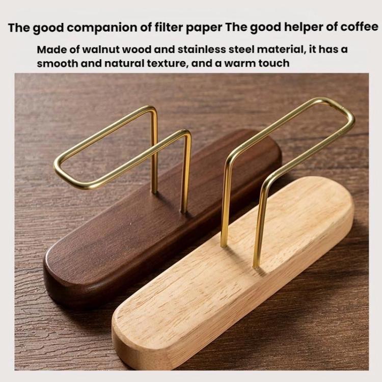 Oak Wood Coffee Filter Paper Holder Household Filter Paper Box Solid Wood Storage Stand - free shipping - PMC TechLife - Order now!