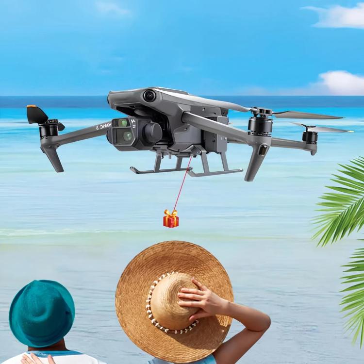 For DJI Mavic 3 Drone YX Airdrop System Rechargeable Thrower Load 500g(Gray) - free shipping - PMC TechLife - Order now!