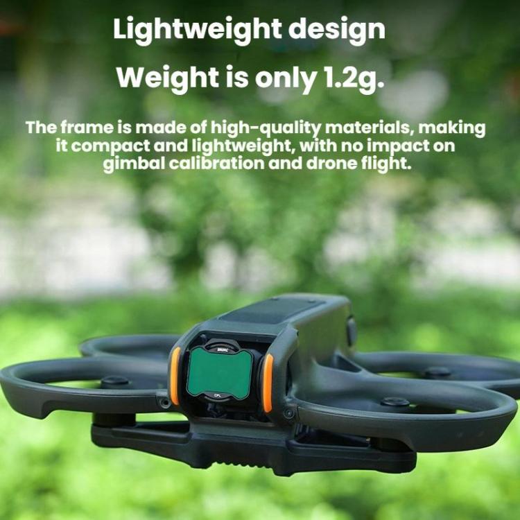 For DJI Avata 2 BRDRC Aluminum Frame Filter Accessories, Specification: CPL - free shipping - PMC TechLife - Order now!