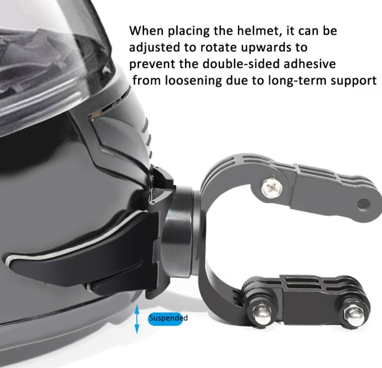 360-degree Rotatable Helmet Chin Mount for GoPro HERO/Insta360/DJI Osmo Action POV Camera Mount - free shipping - PMC TechLife - Order now!