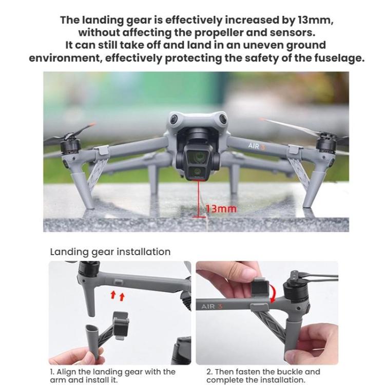 For DJI AIR 3S/AIR 3 BRDRC Drone Airdrop Accessories(Dark Gray) - free shipping - PMC TechLife - Order now!