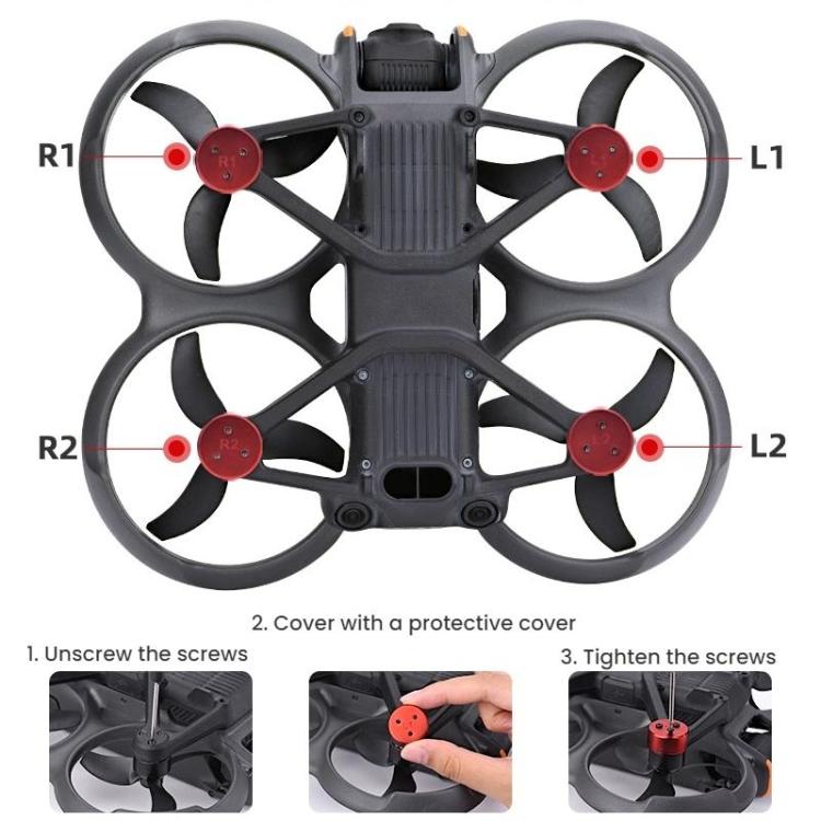 For DJI Avata 2 BRDRC Motor Dust Protection Cover Accessories, Specification: Bottom Cover + Protection Ring - free shipping - PMC TechLife - Order now!