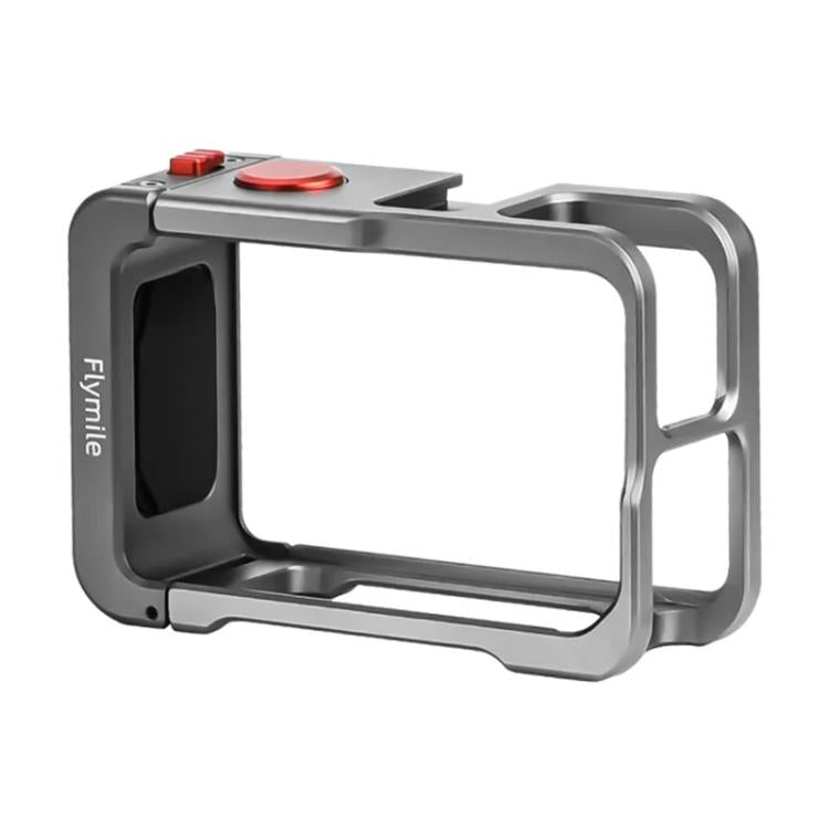 For DJI Osmo Action 5 Pro/4/3 Flymile Metal Protective Cage with Cold Shoe Mount(Metal Color) - free shipping - PMC TechLife - Order now!