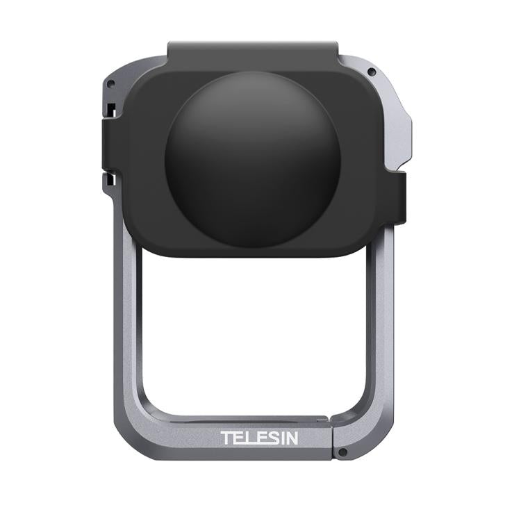 For DJI Osmo 360 TELESIN Aluminum Alloy Protective Cage Expansion Frame with Lens Cover(Metal Color) - free shipping - PMC TechLife - Order now!