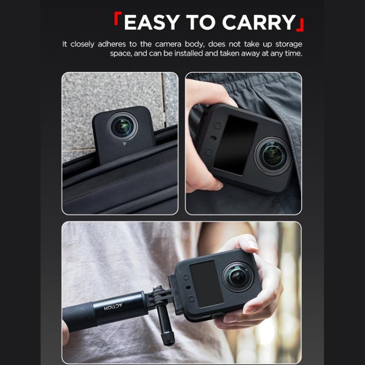 For DJI Osmo 360 CYNOVA Silicone Case Anti-Scratch Shockproof Full Body Protective Cover(Gray) - free shipping - PMC TechLife - Order now!