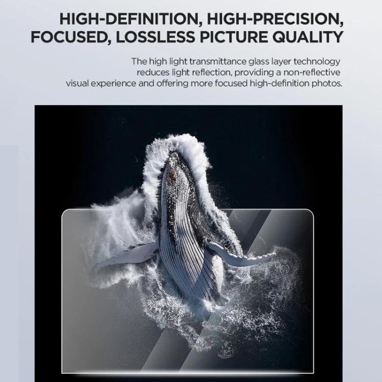 For DJI Osmo 360 CYNOVA Tempered Glass Screen Protector Kit Auto-Align Installation Frame - free shipping - PMC TechLife - Order now!