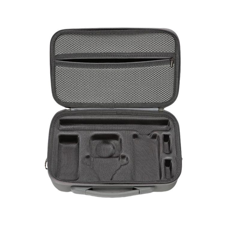For DJI Osmo 360 Adventure Combo Flymile PU Leather Shoulder Bag Waterproof Crossbody Sling Bag(Gray) - free shipping - PMC TechLife - Order now!