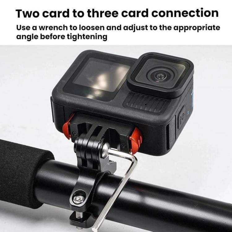 For GoPro HERO13 Black Action Camera Magnetic Quick Release Bike Mount Outdoor Cycling Tilt Shooting Bracket, Spec: 180 Degree Adjustable - free shipping - PMC TechLife - Order now!