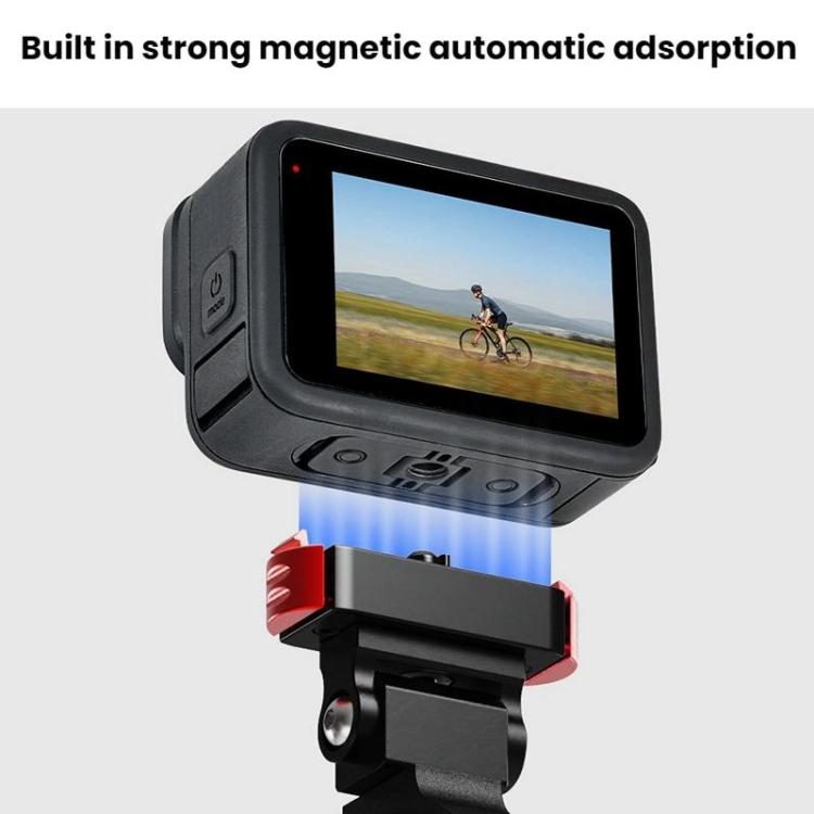 For GoPro HERO13 Black Action Camera Magnetic Quick Release Bike Mount Outdoor Cycling Tilt Shooting Bracket, Spec: 360 Degree Damping Rotary - free shipping - PMC TechLife - Order now!
