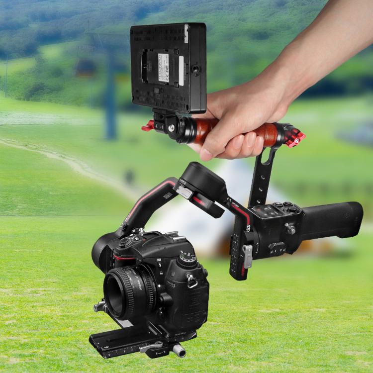 Gimbal Wooden Handle Chute Snail Gimbal Side Handle Grip,For DJI RS 4 Mini / 4 PRO / 3 / 3 Mini / 3 PRO / 2, Spec: Single Handle - free shipping - PMC TechLife - Order now!