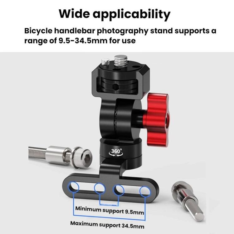 1/4 Front Rear Adjustment Bicycle Stem Camera Mount Cycling Front Light Bracket For Shooting - free shipping - PMC TechLife - Order now!