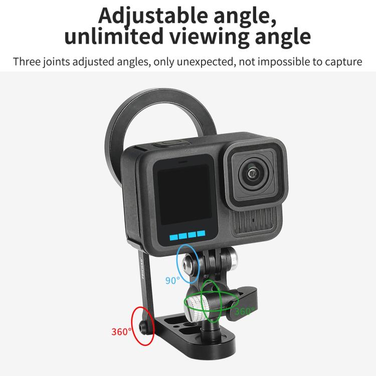 1/4 Snail Ball Head Magnetic Bracket Base Bracket Expansion - free shipping - PMC TechLife - Order now!