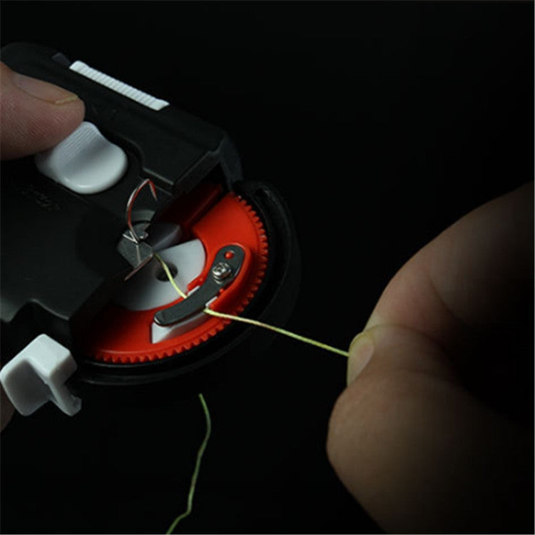 LINHU Automatic Hooking Device Multifunctional Hooking Device Electric  Knotting Device, Style:Long Handle(Red), ZA