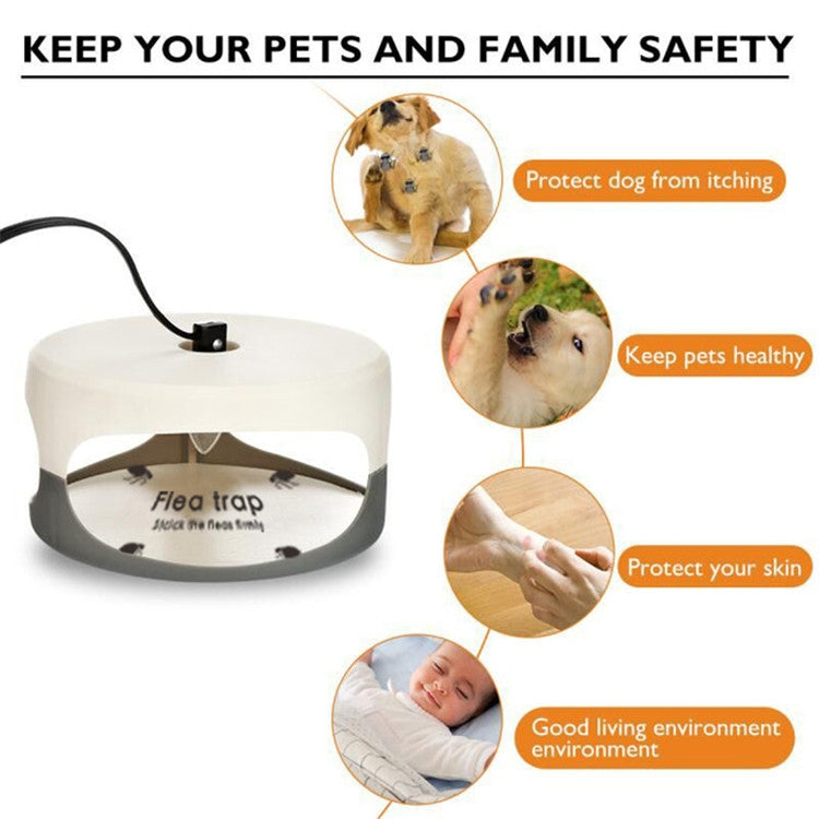 Flea Trap Pet Home Flea Lamp, Plug Type:AU Plug - Traps by PMC Jewellery | Online Shopping South Africa | PMC Jewellery | Buy Now Pay Later Mobicred