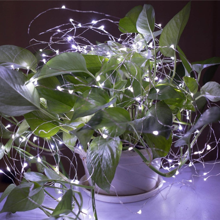 22m 200 LEDs Solar Powered Home Garden Copper Wire String Fairy Light Outdoor Christmas Party Decor Strip Lamp with 8 Modes(White Light) - Decoration Lamps by PMC TechLife | Online Shopping South Africa | PMC TechLife