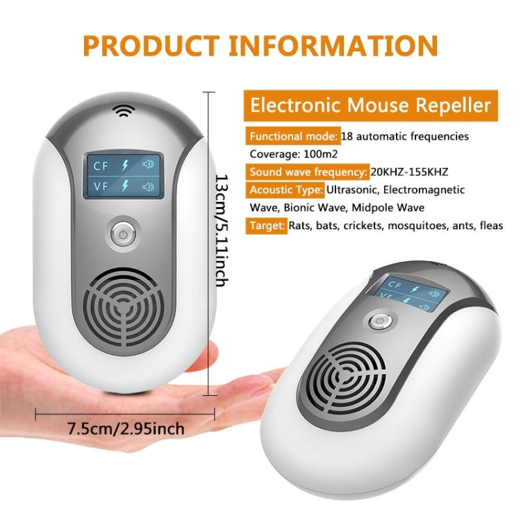 Electronic Pest Control Ultrasonic Pest Repeller(Blue) - Repellents by PMC Jewellery | Online Shopping South Africa | PMC Jewellery