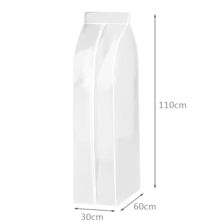 PEVA Three-dimensional Dustproof Cloth Cover Bags Hanging Storage Bag Waterproof Cover(White) - Dust Covers by PMC Jewellery | Online Shopping South Africa | PMC Jewellery