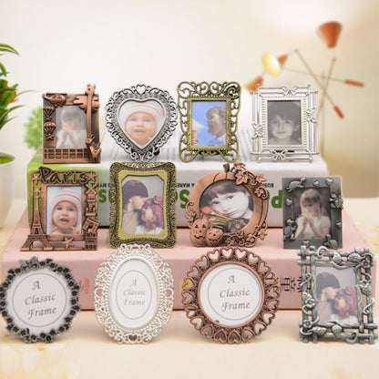 2 PCS Creative Metal Vintage Photo Frame(Square Keychain) - Photo Albums & Photo Frames by PMC Jewellery | Online Shopping South Africa | PMC Jewellery