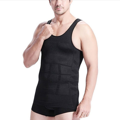 Men Slimming Body Shaper Vest Underwear, Size: S(Black) -  by PMC Jewellery | Online Shopping South Africa | PMC Jewellery