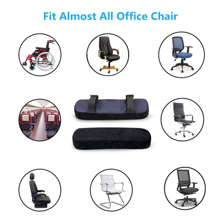 Chair Armrest Cushion Office Chair Pillow Pad Elbow Rest Cushion(Black) - Furniture Accessories by PMC Jewellery | Online Shopping South Africa | PMC Jewellery