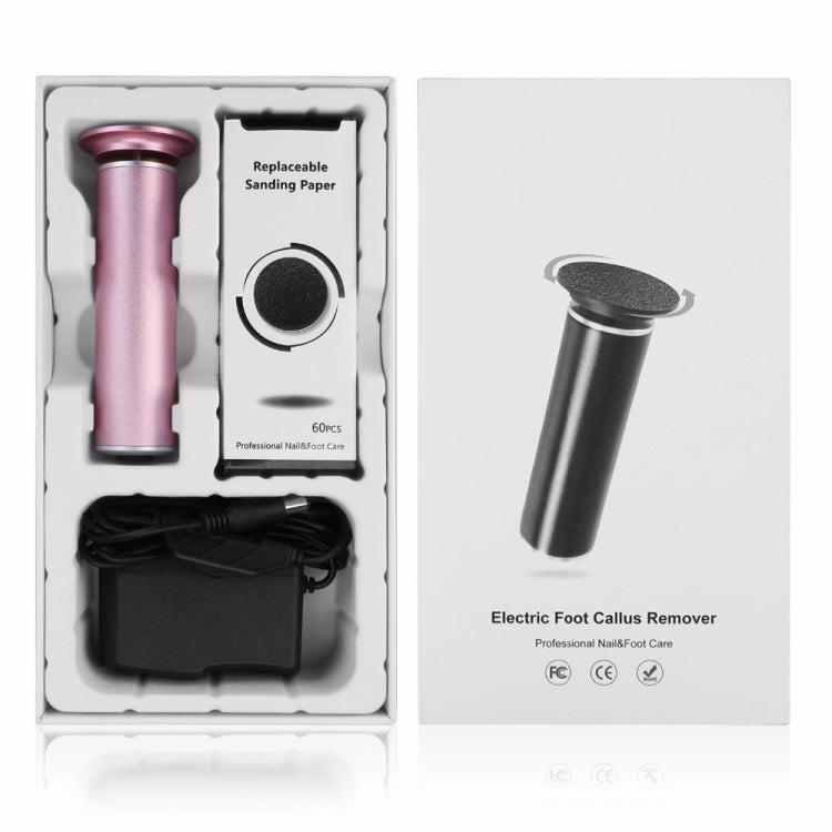 Electric Foot File Speed Adjustable Sandpaper Discs Callus Remover Pedicure Fast Remove Feet Hard Cracked Dry Dead Skin Tool, Plug Type:US plug(Pink) - Grinding Tools & Accessories by PMC TechLife | Online Shopping South Africa | PMC TechLife | Buy Now Pay Later Mobicred