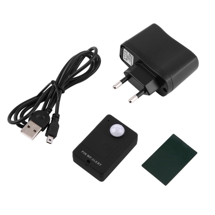 Mini PIR Alert Sensor Wireless Infrared GSM Alarm Monitor Motion Detector Detection Home Anti-theft System, EU Plug - Alarm System by PMC TechLife | Online Shopping South Africa | PMC TechLife