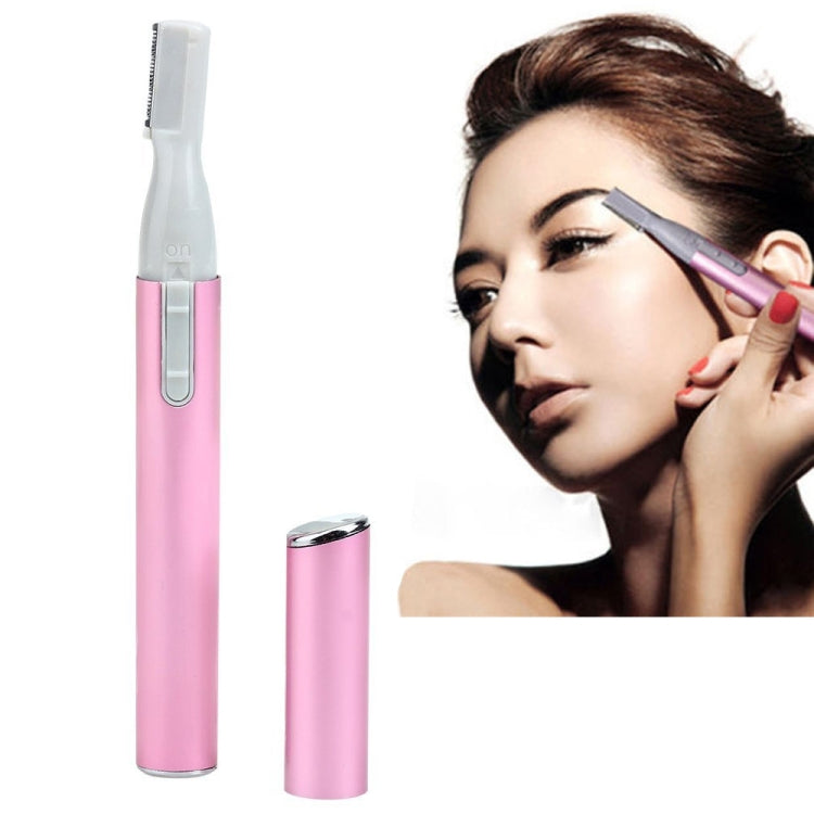 Portable Electric Eyebrow Face Hair Trimmer Micro Precision Removal Clipper Shaver Face Care Shaving Trimmers(Metal powder) - free shipping - PMC TechLife - Order now!