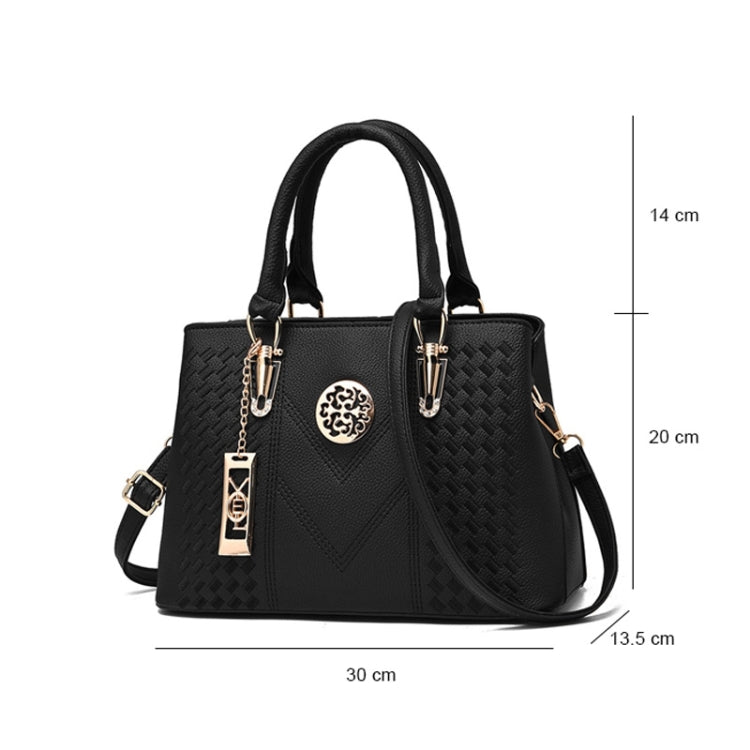 Embroidery Messenger Bags Women Leather Handbags  Bags for Women Hand Bag(Pink) - Handbags by PMC TechLife | Online Shopping South Africa | PMC TechLife