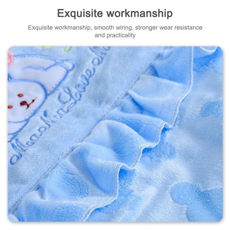 Autumn and Winter Models Thicken Baby Sleeping Bag Cartoon Embroidery Baby Stroller Accessories(Blue) - Sleeping Bag by PMc TechLife | Online Shopping South Africa | PMc TechLife | Buy Now Pay Later Mobicred