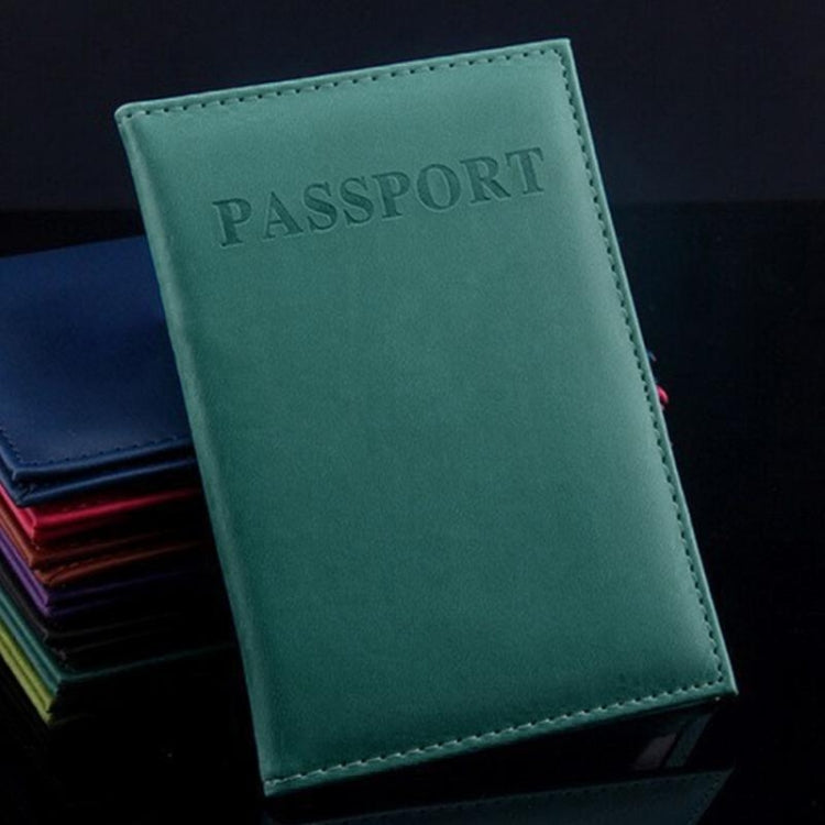 Artificial Leather Travel Passport Cover(black) - Card & Passport Bags by PMC Jewellery | Online Shopping South Africa | PMC Jewellery