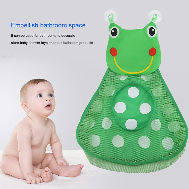 Baby Shower Bath Toys Storage Mesh Bag with Strong Suction Cups(Green) - Storage Bags by PMC Jewellery | Online Shopping South Africa | PMC Jewellery