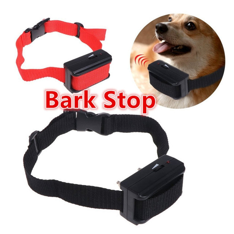 Pet Bark Stopper Automatic Dog Trainer Electric Shock Collar(Red) - Training Aids by PMC Jewellery | Online Shopping South Africa | PMC Jewellery