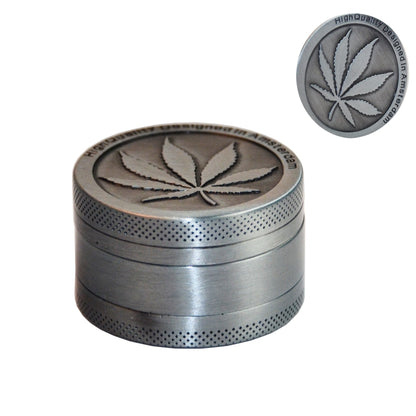 Weed Grinder Metal Stainless Steel Maple leaf Type Herbal Herb Tobacco Grinder, Size:30MM 3 laryers - Cigarette Box & Ashtrays by PMC Jewellery | Online Shopping South Africa | PMC Jewellery