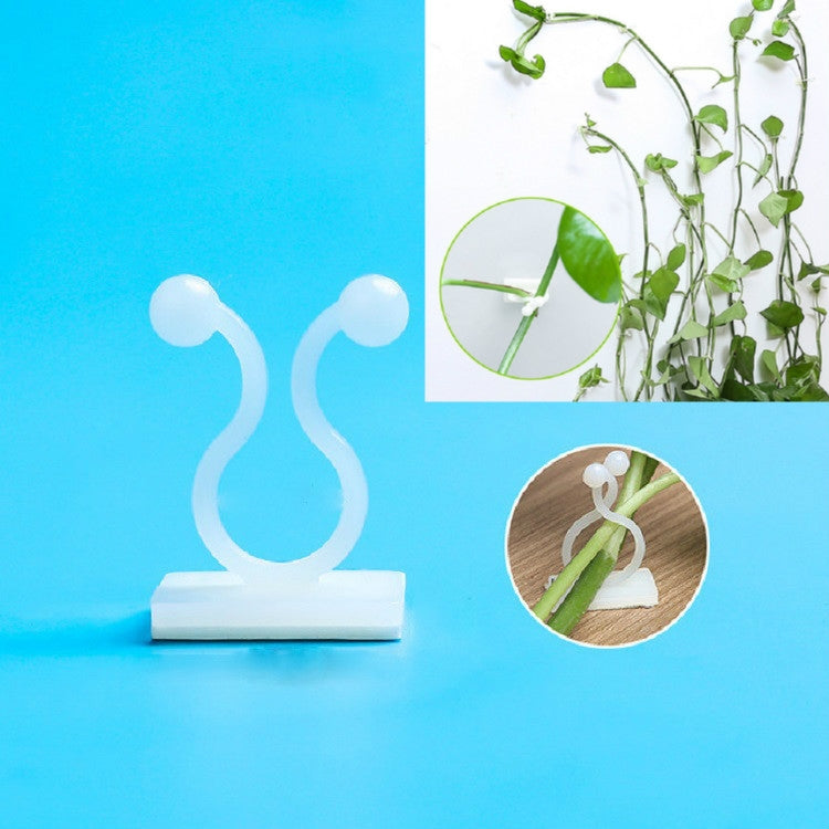 10 PCS Lulu Climbing Wall Fixer Vine Climbing Wall Sticking Hook, Size:Small(White) - Plant Support & Care by PMC Jewellery | Online Shopping South Africa | PMC Jewellery