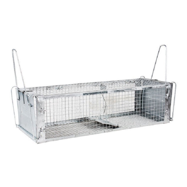 Household Mouse Cage Mousetrap with Double Door(Silver) - Traps by PMC Jewellery | Online Shopping South Africa | PMC Jewellery | Buy Now Pay Later Mobicred