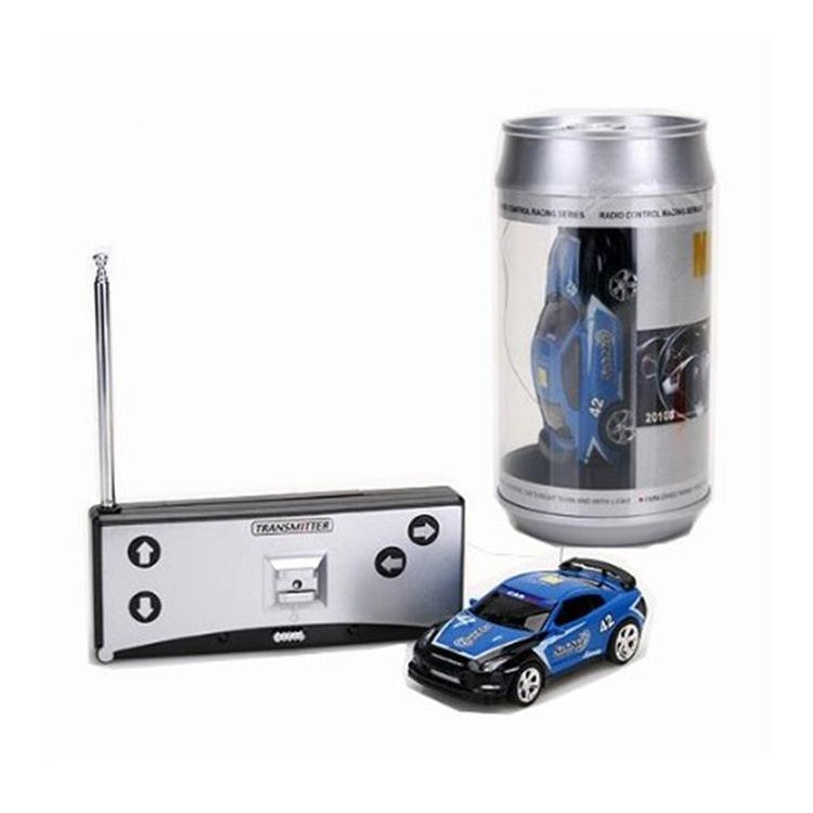 Coke Can Mini RC Car Radio Remote Control Micro Racing Car(Blue) - RC Cars by PMC Jewellery | Online Shopping South Africa | PMC Jewellery