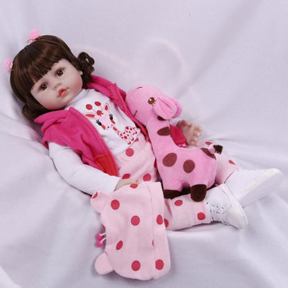 NPK Adorable Lifelike Silicone Baby Girl Doll - Model Toys by PMC Jewellery | Online Shopping South Africa | PMC Jewellery