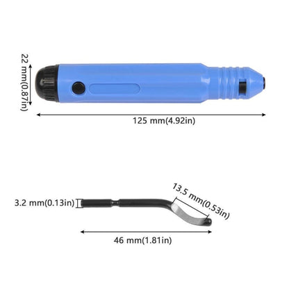 NB1100 Hand Deburr Trimming Knife Scraper, Style:Handle +10 Cutter Heads - Others by PMC Jewellery | Online Shopping South Africa | PMC Jewellery