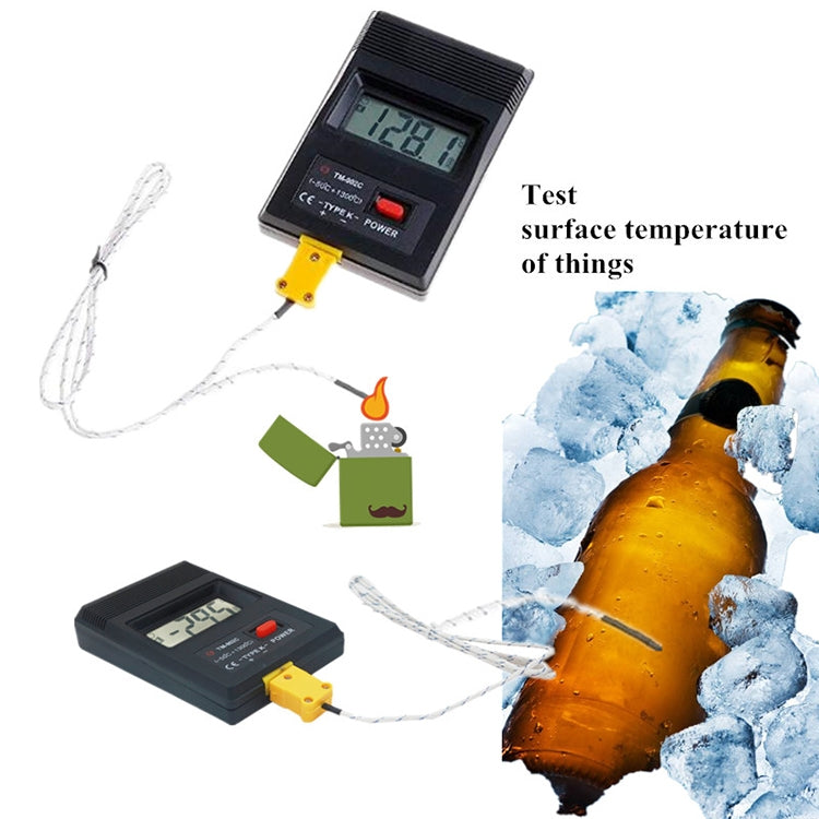 TM902C High Temperature Measuring Probe Type Electronic Thermometer - Indoor Thermometer by PMC TechLife | Online Shopping South Africa | PMC TechLife | Buy Now Pay Later Mobicred