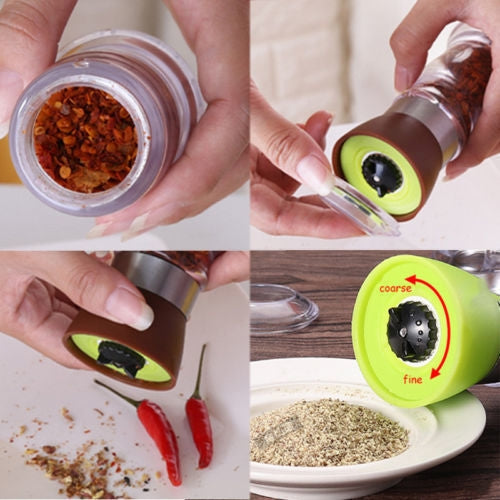 Multi-Function Seasoning Tank Kitchen Gadget Manual Creative Pepper Grinder(Red) - Condiment Bottles & Hip Flasks by PMC Jewellery | Online Shopping South Africa | PMC Jewellery | Buy Now Pay Later Mobicred