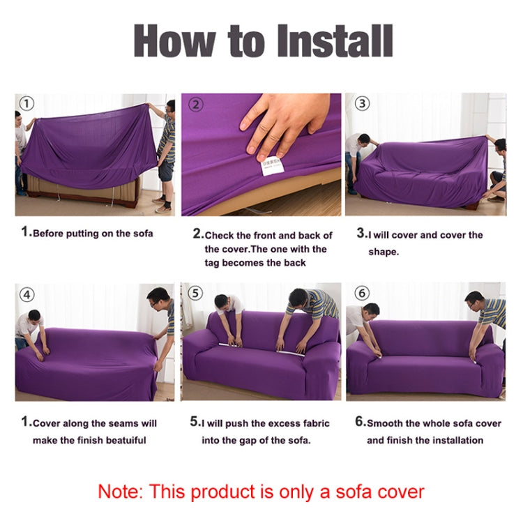 Sofa All-inclusive Universal Set Sofa Full Cover Add One Piece of  Pillow Case, Size:Three Seater(190-230cm)(Dark Blue) - free shipping - PMC TechLife - Order now!