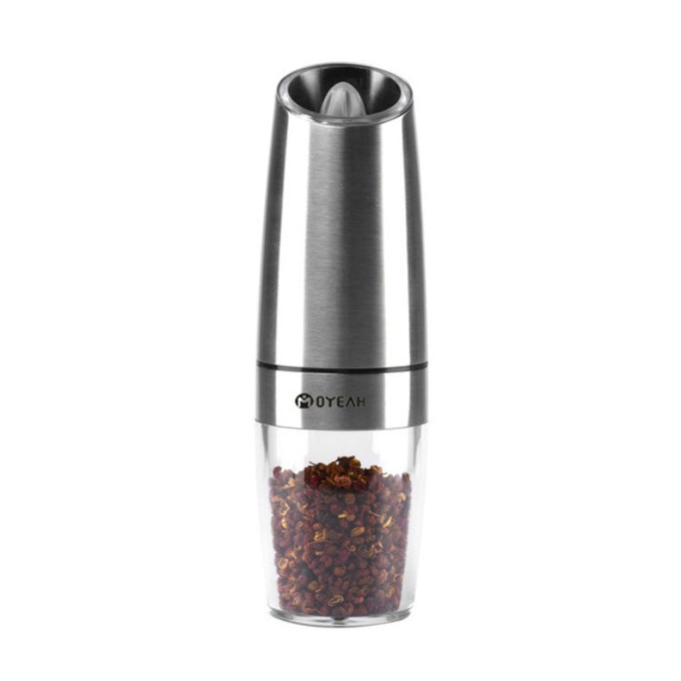 Automatic Electric Pepper Grinder Salt Mill with LED Light - Stirrer & Squeezer by PMC Jewellery | Online Shopping South Africa | PMC Jewellery