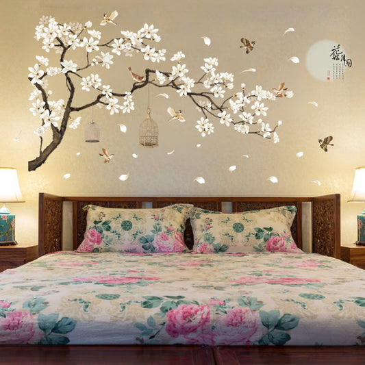 DIY Tree Birds Flower Home Decor Wall Stickers - Sticker by PMC Jewellery | Online Shopping South Africa | PMC Jewellery