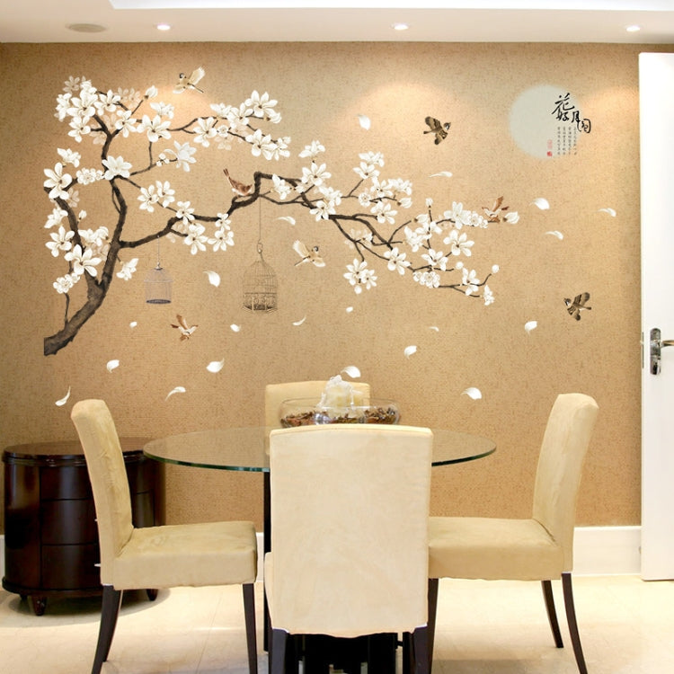 DIY Tree Birds Flower Home Decor Wall Stickers - Sticker by PMC Jewellery | Online Shopping South Africa | PMC Jewellery