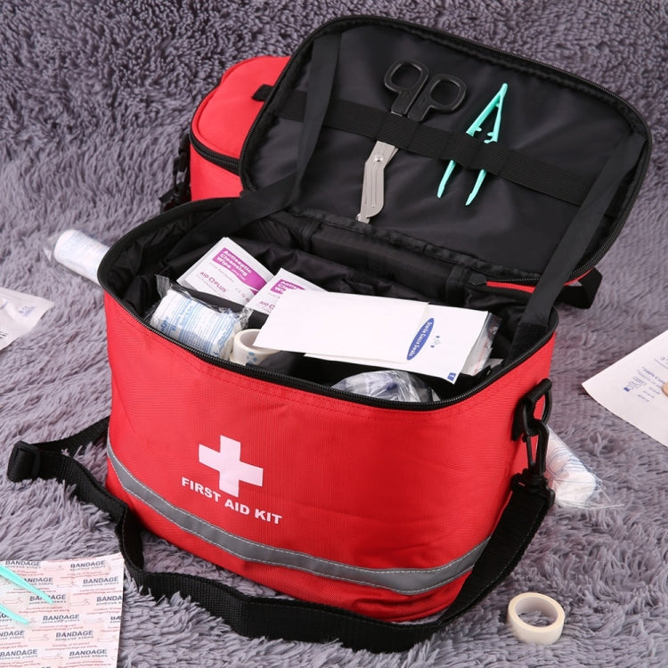 Outdoor First Aid Kit Sports Camping Bag Home Emergency Survival Package(Red) - free shipping - PMC TechLife - Order now!
